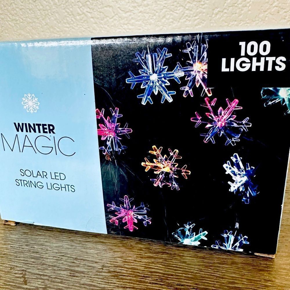 Christmas LED Snowflakes Holiday String Lights